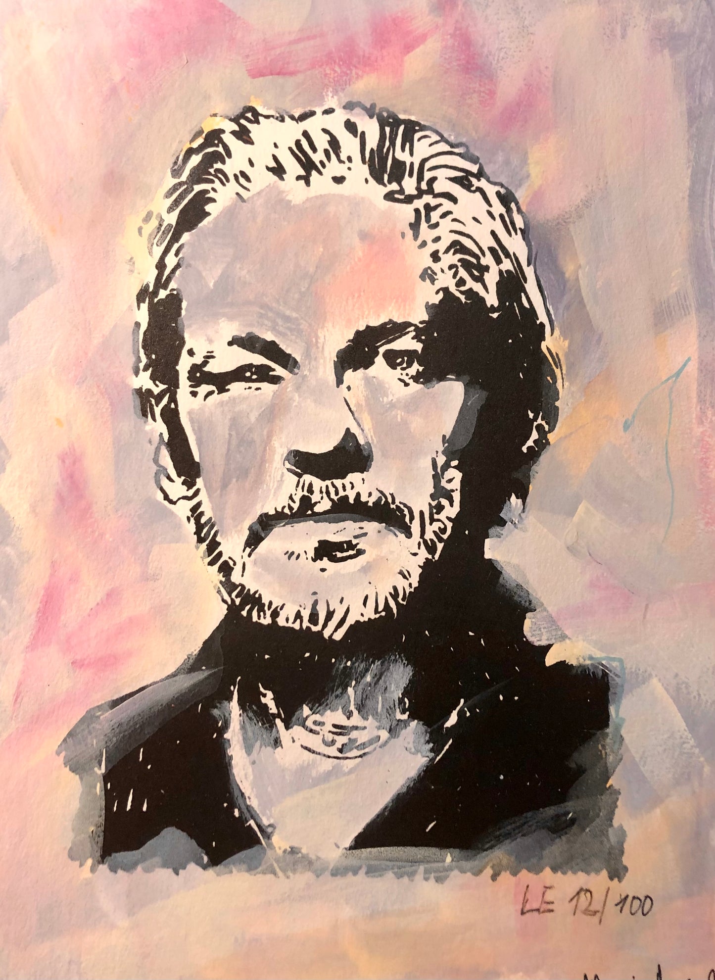 Julian Assange Portrait - Limited Edition No. 12/100