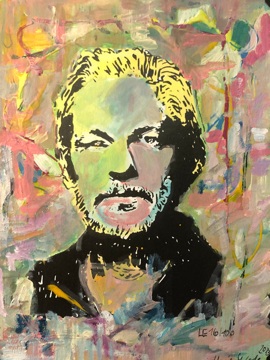 Julian Assange Portrait - Limited Edition No. 16/100