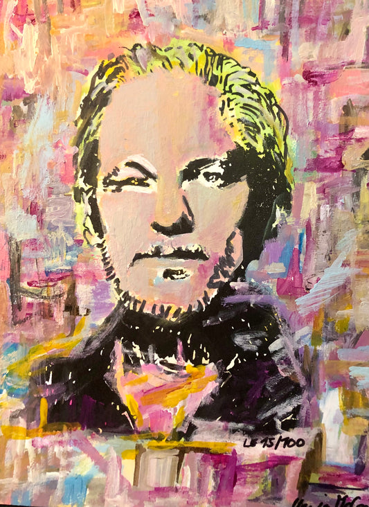 Julian Assange Portrait - Limited Edition No. 15/100