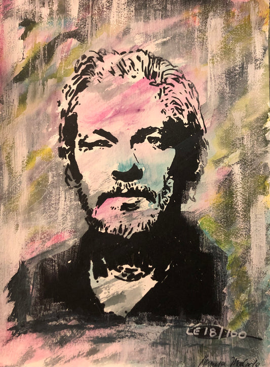 Julian Assange Portrait - Limited Edition No. 18/100