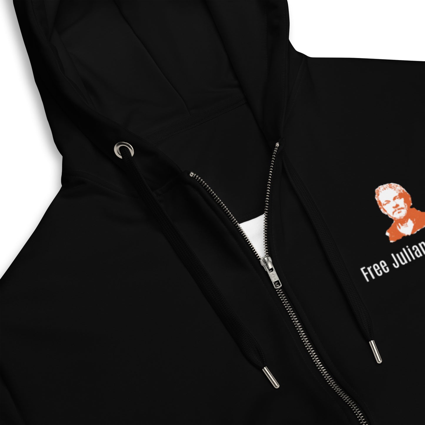 Free Julian Assange - Unisex zip hoodie