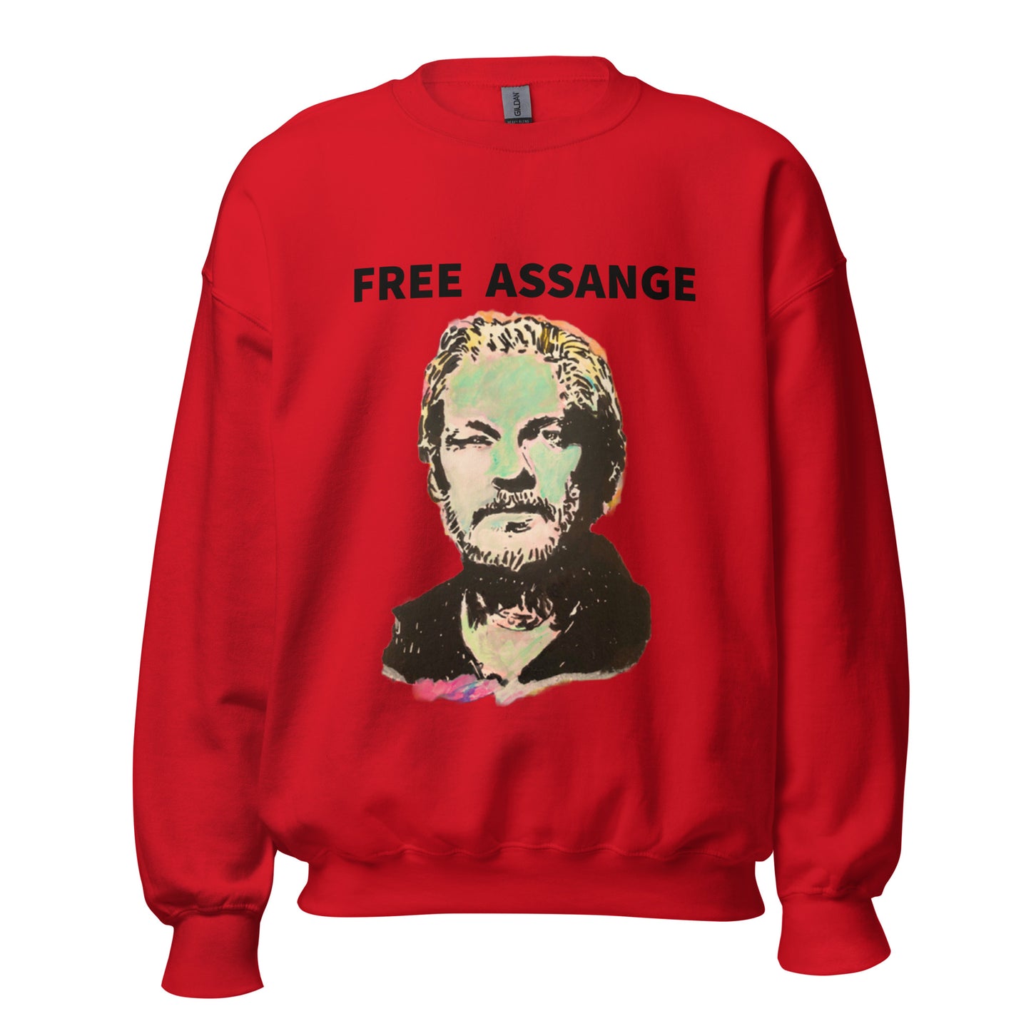 Unisex Sweatshirt "FREE ASSANGE"